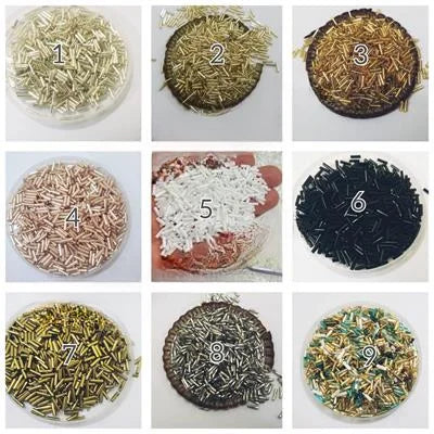 2 Tola Glass Round Beads, Various Colors, Pony Bead Jewelry, DIY Craftsmanship