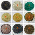 2 Tola Cut Glass Beads, Various Colors, Pony Bead Jewelry, DIY Craftsmanship