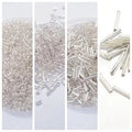 Pack Of 8 Tola (2 Tola Each) Beads Beautiful Loose Sequins DIY Crafts Dull Gold