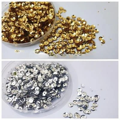 2 Tola, 5mm Cup Sitaray in Silver & Gold Colors
