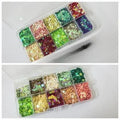 1 Pcs Box with 3mm/4mm Disc Colorful Loos Sequins for Crafts Sewing Cloth