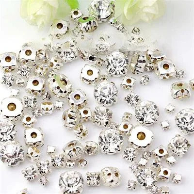 1 Pack Crystal Acrylic Sew On Rhinestones Beads High Quality 2mm,5mm & 8mm