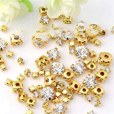 1 Pack Crystal Acrylic Sew On Rhinestones Beads High Quality 2mm,3mm,5mm & 8mm