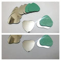 7 Pcs DIY Small Heart Shape Craft Mirrors, 3cm