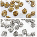 15 Pcs Embroiderymaterial Gota Patti Flowers Appliques Patches for Embroidery Decoration