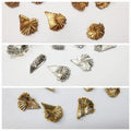 15 Pcs Fan Shape Gota Patti Flowers for Embroidery Decoration and Craft