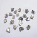 50 Pcs Decorama Gota Patti Flowers for Decoration & Craft Making Appliques Patches Silver