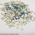 Multicolor 200 Pcs Shiny Kundan Beads DIY Sewing Craft Sets 5mm