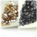 300 Pcs Shiny Kundan Beads DIY Sewing Craft Sets Small Size 4mm