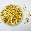 200 Pcs Golden Resin Back Non Hotfix Rhinestone For Clothes Decoration 7mm