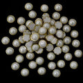 10 gm White Round Kundan Stone for Decoration, Crafts 6mm