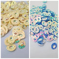 1 Tola Oval Sitaray in Gold Color, Beautiful Design, Sequins Craft Supplies 8mm