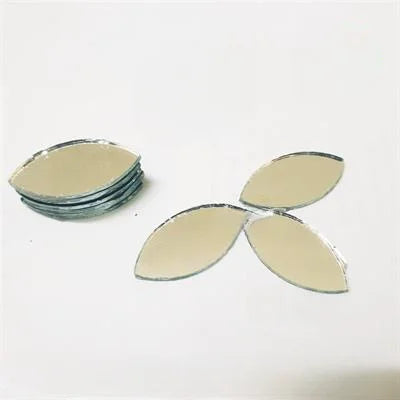 20 Pcs DIY BIG Craft Mirrors, EYE Shape Mirror Mosaic Tiles for Crafts rojects, Decoration