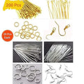 200 Pcs Making Accessories Kit for Jewellery Purpose 25 Pieces Each Item