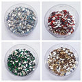 400 Pcs (100 Pcs Each) Shiny Crystal & Stone Resin beads DIY Sewing Craft Sets