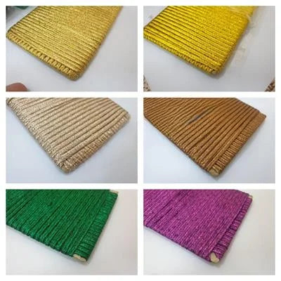 1 Flat Metallic Soutache Braided Cord, 6 mm, 18 meter DIY Crafts Gift Wrapping