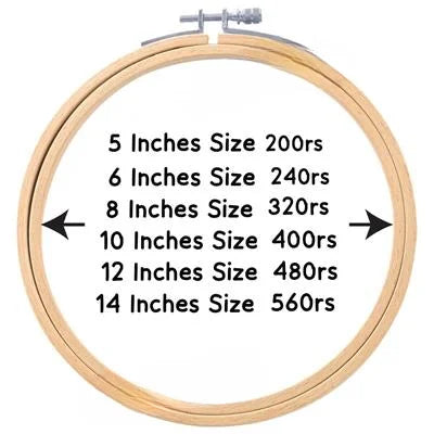 1 Pcs High Quality Embroidery Frames For Clothes DIY Crafts In Various Sizes