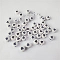 Pack of 100 Pcs Acrylic Heart Sign Beads in a (Round 6 cm)