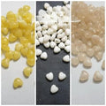 10 gm Pack Of 1 Beads solid heart In Various Colors Craft Sets DIY Findings hole 1 mm