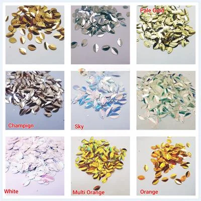 1 Tola Boat Sitaray in Gold Color, Beautiful Design, Sequins Craft Supplies 10mm