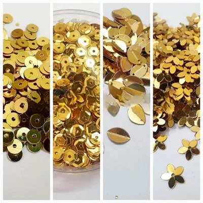 Pack Of 4 Tola (Tola Each) Beads & Sequins Beautiful Loose Sequins DIY Crafts