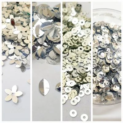 Pack Of 4 Tola (Tola Each) Beads & Sequins Beautiful Loose Sequins DIY Crafts
