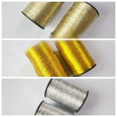 2 Pcs Embroidery material Metallic Zari Thread for Embroidery, Sewing and Jewelry Making